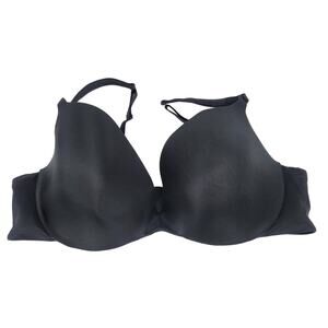 Cacique Black Underwire Full Coverage Back Closure Versatile Bra Size 46C